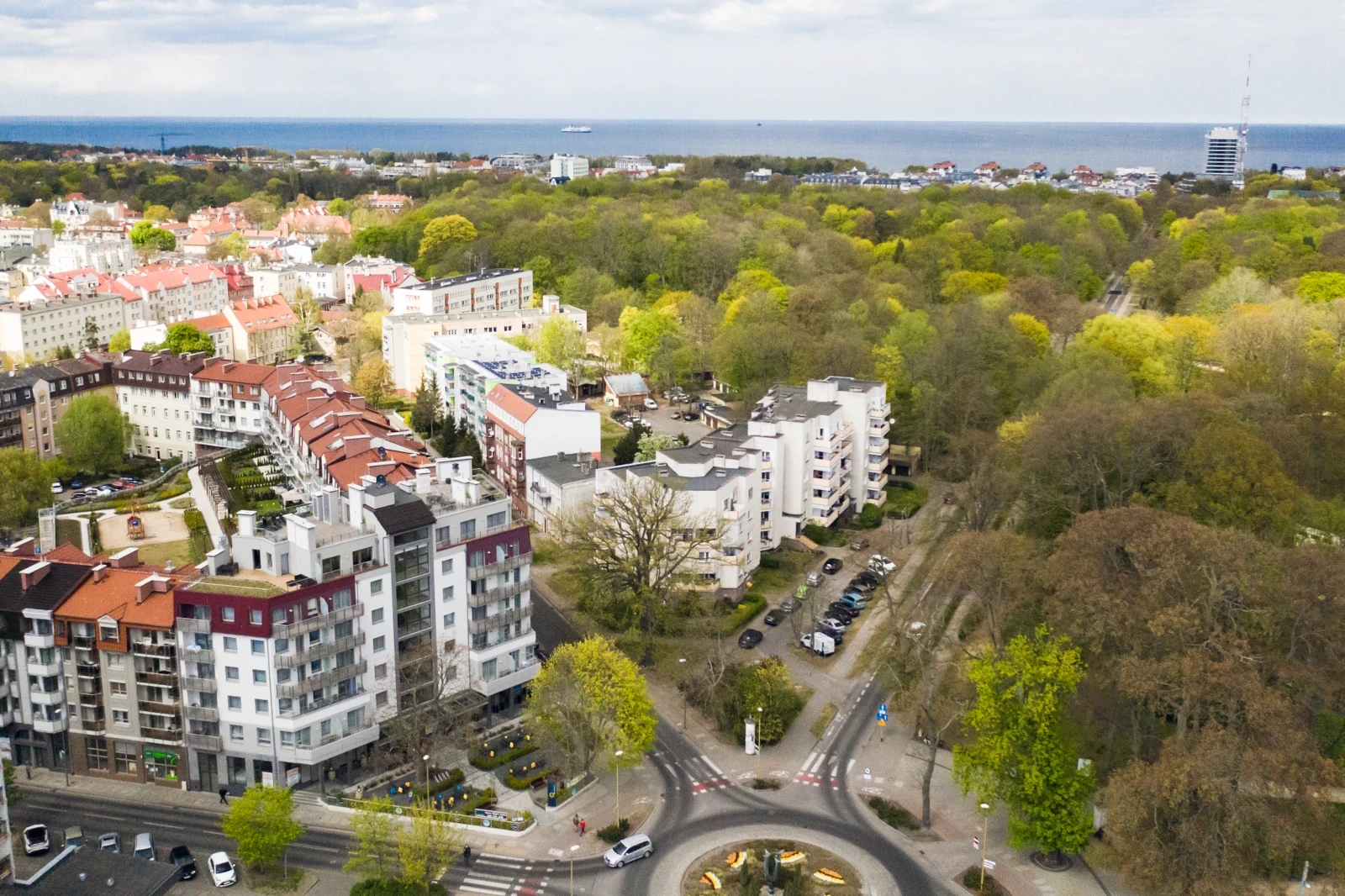 Apartamenty Zdrojowa Świnoujście - widok z góry